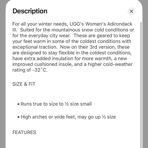 UGG Adirondack III Black Boots - Picture 8 of 9